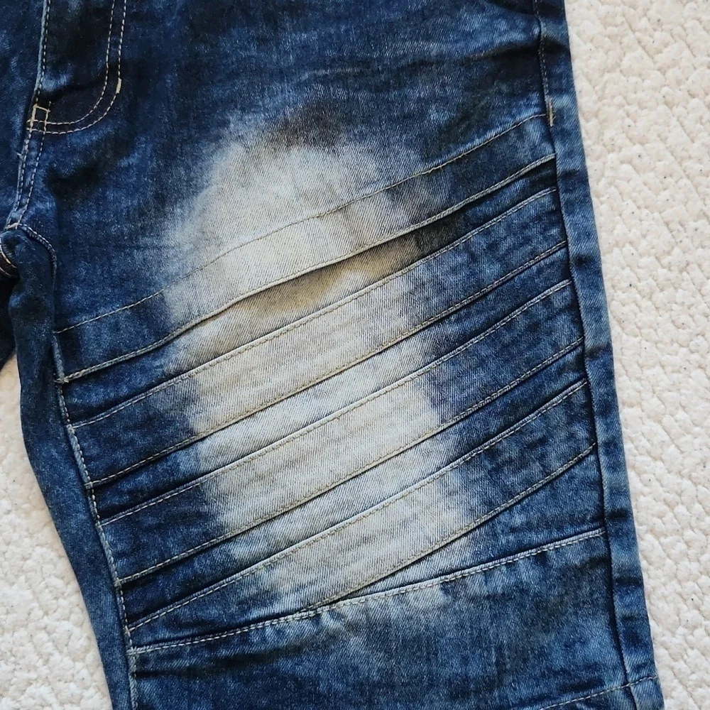 Southpole slim Fit vintage y2k 90's distressed Thrashed baggy drop waist denim